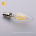 E26 E27 B22 E12 E14 DIMMABLE Bombilla de filamento de LED Edison Bombilla C35 LED de luz de vela 2W 4W 6W 120V 230V